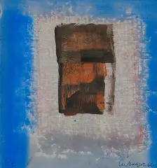 Marian Bogusz, W3, 1960, gwasz, papier