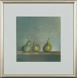 Anna Karpinska-Dehnel, Gruszki, 2009, pastel, papier