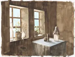 Andrzej Otawa, Martwa natura, 2007, akwarela, papier