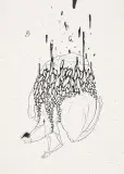 Michał Sepe Wręga, Pobożny Meteor, 2010, tusz, papier