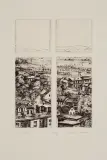 Jan Szmatloch, Okno II, 1978, akwaforta, druk wypukły suchy, papier