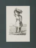 Aleksander Orłowski, SPRZEDAWCA RYB 1826, litografia, papier