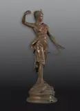 Henri Levasseur, DIANA, przed 1900, brąz patynowany