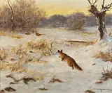 Georg (George) Majewicz, LIS POLUJĄCY NA BAŻANTY