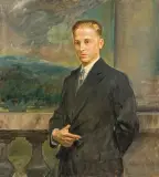PORTRET MŁODZIEŃCA by Wojciech Kossak, 1932, olej, płótno, offered Dec 2010