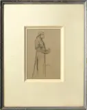 Jan Matejko, STUDIUM POSTACI MĘŻCZYZNY, pocz. lat 60. XIX w