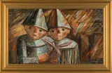 Tadeusz Makowski, DWOJE DZIECI Z KRÓLIKIEM