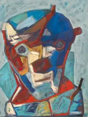 WYSTARCZY BYĆ by Stasys Eidrigevičius, 1998, pastel, papier, sold Dec 2010