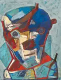 Stasys Eidrigevičius, WYSTARCZY BYĆ, 1998, pastel, papier