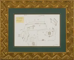 Mirosław Bałka, Skóra/Świadectwo ciała, 1994, tusz, papier