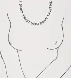 Agata Bogacka, I dont trust you..., 2009, serigrafia, papier