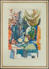 Juliusz Joniak, Martwa natura, 1981, akwarela, papier