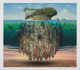 Teoria Wegenera by Jacek Yerka, 2001, giclée, papier, sold Nov 2010