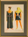 Otto Axer, Szkice kostiumów teatralnych