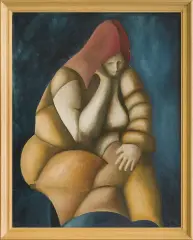Kobieta by Marek Morawski, 1980, olej, płótno, offered Oct 2010