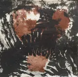 Magdalena Wiecek, Bez tytułu, 1960, monotypia barwna, papier