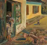 Jacek Malczewski, PODWÓRKO. POWRÓT DO DOMU