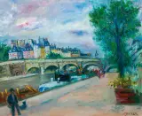 Jakub (Jacques) Zucker, PARYŻ. PONT NEUF I BULWAR NAD SEKWANĄ