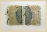 Zielone widnokręgi by Ewa Latkowska-Żychska, 2009, technika własna, papier ręcznie czerpany, sold Sep 2010