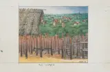Wilki w Łążku by Jacek Yerka, 2007, kredki barwne, ołówek, karton, sold Sep 2010