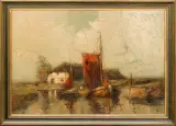 Rudolf Priebe, ŁODZIE U WYBRZEŻY BAŁTYKU