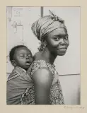 Stefan Arczyński, Na targu – Ghana 1976, fotografia czarno-biała