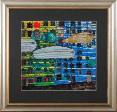 Friedensreich Hundertwasser, Pieśń wieloryba, 1975/1978, offset barwny, papier