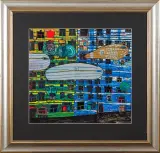 Pieśń wieloryba by Friedensreich Hundertwasser, 1975/1978, offset barwny, papier, sold Aug 2010
