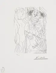 Pablo Picasso, Grafika XXXVI z Teki Vollarda, 1930-36, serigrafia, papier