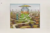 System by Jacek Yerka, 2008, kredki barwne, ołówek, karton, sold Jul 2010