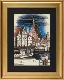Eugeniusz Waniek, Bydgoszcz, tusz pędzel, akwarela, papier