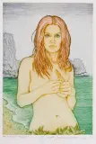 Marian Paweł Bocianowski, Muszelka, ok. 2005, akwaforta, akwatinta barwna, papier