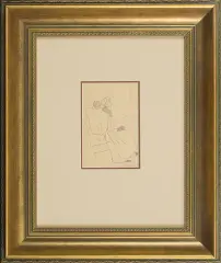 Henryk Berlewi, Para, ołówek, papier kremowy