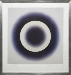 Wojciech Fangor, M 74, 1970-2001, serigrafia barwna, papier