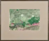 Barbara Jonscher, Pejzaż, akwarela, gwasz, papier