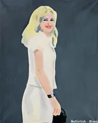 Marcin Maciejowski, NATURLICH BLOND, 1999, olej, płótno