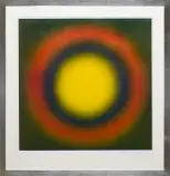 Wojciech Fangor, M 5, 1966-2001, serigrafia barwna, papier