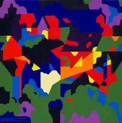 Zdzisław Otello Horodecki, Miasteczko budzących się malarzy, 2010, akryl, płótno