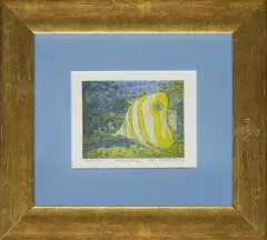 Jerzy Nowak, Pęsetnik, 1998, akwatinta, papier