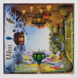 Cztery pory roku by Jacek Yerka, 2002, giclée, papier, sold May 2010