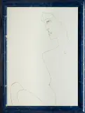 Akt by Jerzy Nowosielski, 1998, serigrafia, papier, sold Apr 2010