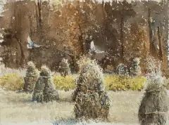 Andrzej Otawa, Latem, 2009, akwarela, papier