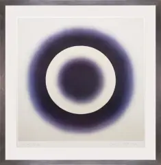 Wojciech Fangor, M 74, 1970/2001, serigrafia barwna, papier