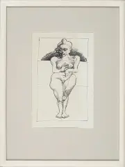 Jan Lebensztejn, Kompozycja, długopis, papier