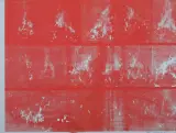Ognisko by Jan Tarasin, 1975, serigrafia barwna, papier, sold Mar 2010