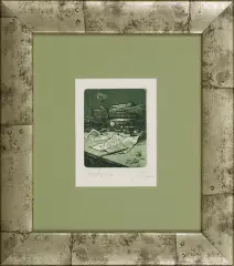 Desiderata by Tadeusz Michał Siara, 2004, akwaforta, akwatinta barwna, papier, sold Mar 2010