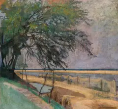 Stanisław Czajkowski, WISŁA POD KAZIMIERZEM, 1924, olej, płótno