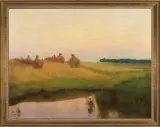 Roman Bratkowski, PO ŻNIWACH, olej, płótno