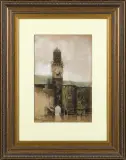 Odo (Otton) Dobrowolski, ROUEN, 1911, pastel, papier