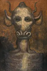 HERBIVORE by Jan Lebensztejn, 1974, akryl, płótno, sold Mar 2010